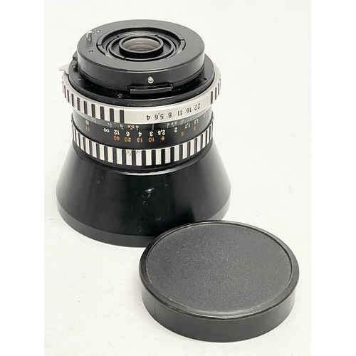 439 - A Carl Zeiss Flektagon 50mm lens in case.