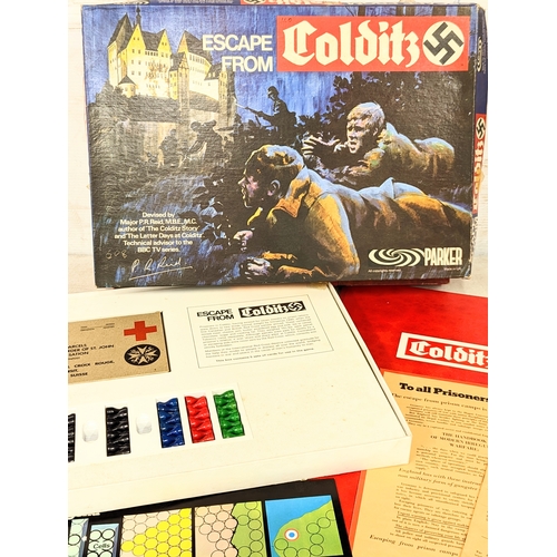 530 - A quantity of vintage boardgames, Including The Fastest Gun by Denys Fisher, Escape From Colditz by ... 