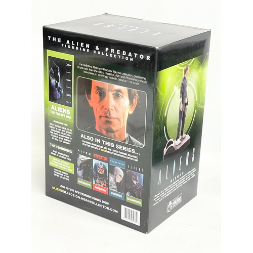 535 - 2 The Alien & Predator Figurine Collection action figures on boxes. Alien 3 Xenomorph. Aliens Bishop... 