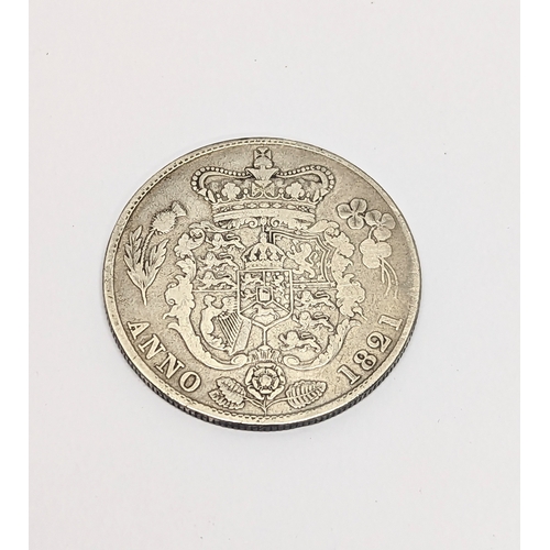 732 - A William IV Silver Half Crown, 1821.