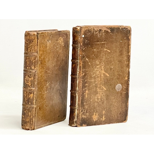 135 - Two 18th century books dated 1764. The Connoisseur by Mr Town, Critic and Censor-General. Letters Be... 