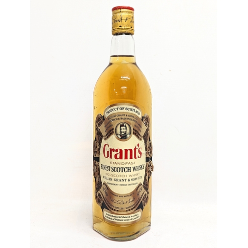 18 - An unopened bottle of William Grant & Sons Finest Scotch Whisky. Distilled blended and matured accor... 