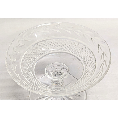 621 - A Waterford Crystal comport. 15.5x10cm