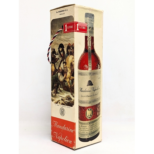 151 - A bottle of unopened Mandarine Napoleon Liqueur in original box, bottled 1970s. 1 Litre.