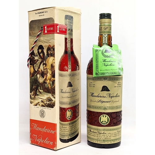 151 - A bottle of unopened Mandarine Napoleon Liqueur in original box, bottled 1970s. 1 Litre.