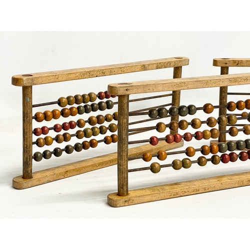 57 - 3 vintage abacus. 27cm