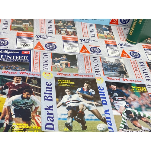 585K - A collection of 1987-1988 Dundee Match Magazines.