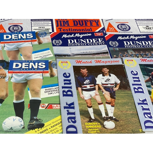 585K - A collection of 1987-1988 Dundee Match Magazines.