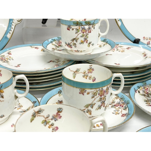 700 - A 39 piece good quality 19th century porcelain tea set.