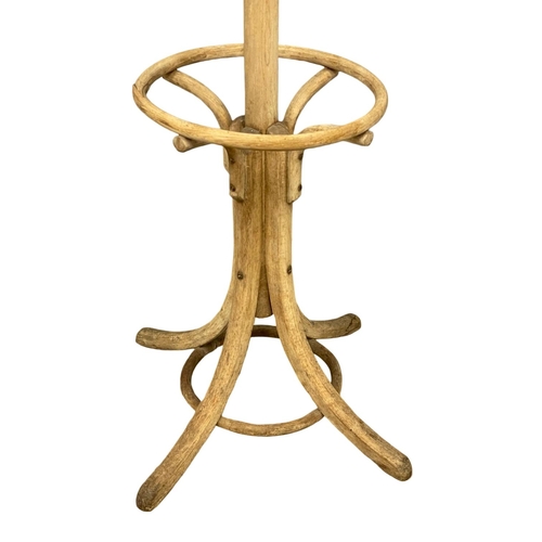 241 - An early 20th century Bentwood hat and coat stand. 183cm