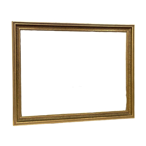 1623 - A large ornate gilt framed mirror.  137x107cm