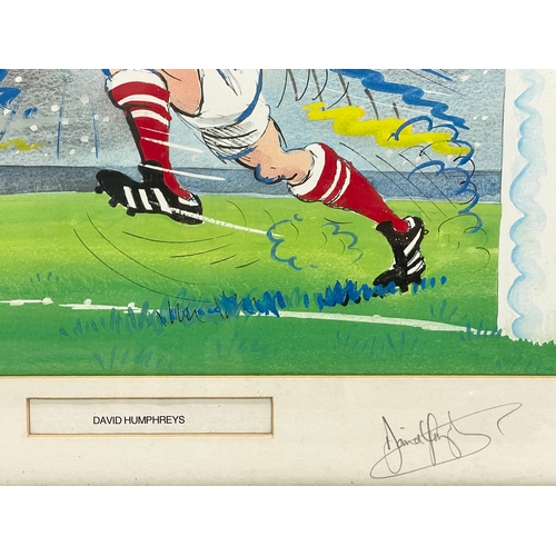 41 - A watercolour by Ian Knox. Signed by David Humphreys. Painting measures 38x29cm frame 56x47cm.