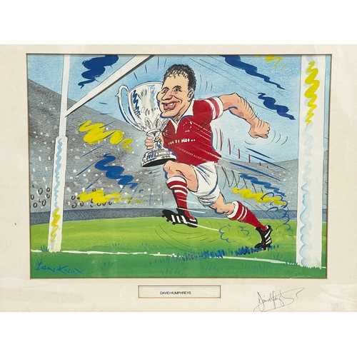 41 - A watercolour by Ian Knox. Signed by David Humphreys. Painting measures 38x29cm frame 56x47cm.