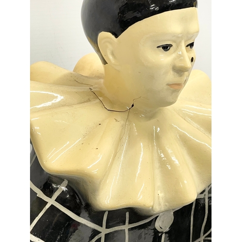 144 - A large vintage French Pierrot lamp. 40x31x42cm