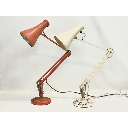 45 - 2 vintage Herbert Terry angle poise lamps.