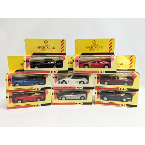 261 - A quantity of Classic Sportscar Collection models by Shell in boxes.