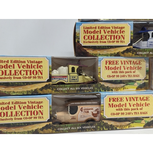 265 - A quantity of Limited Edition Vintage Model Vehicles, Exclusively from Co-Op 99 Tea.