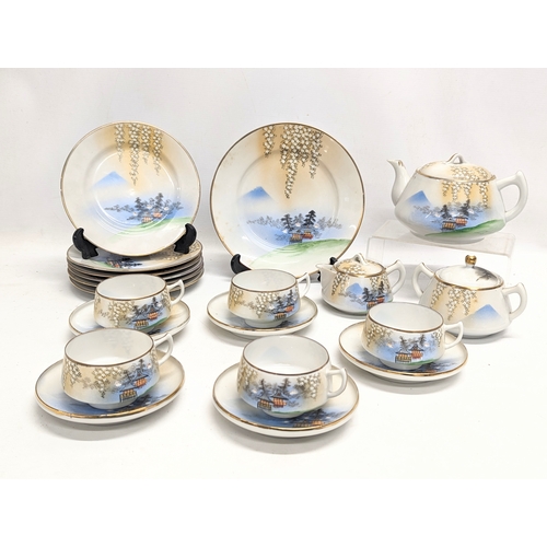 841 - A 21 piece Japanese tea set