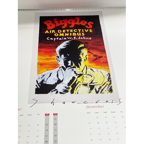 20 - A signed Neil Shawcross No Alibis 2020 calendar.