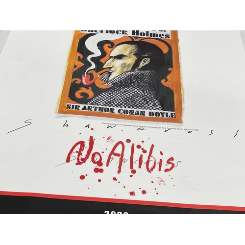 20 - A signed Neil Shawcross No Alibis 2020 calendar.