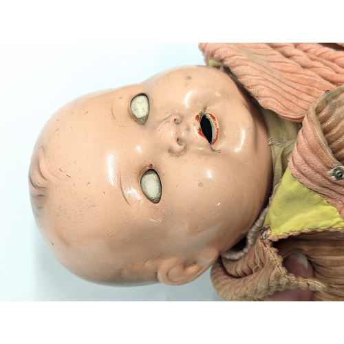 53 - A 1930s Armand Marseille baby doll, marked A. M. Germany. 51cm