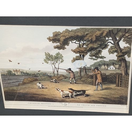 57 - A set of 18 large vintage hunting prints. 58x47.5cm