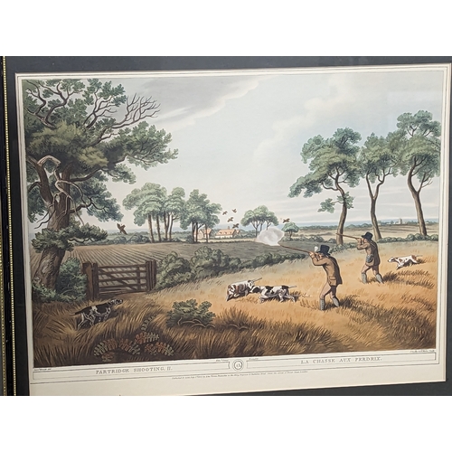 57 - A set of 18 large vintage hunting prints. 58x47.5cm