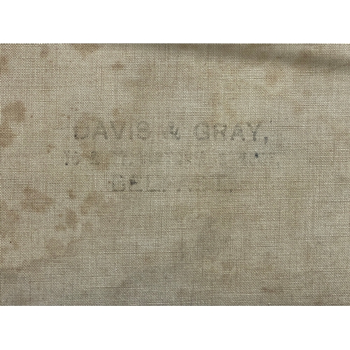 58 - An early 20th century signed oil painting. From Davis & Gray Belfast framers. Painting measures 50x2... 