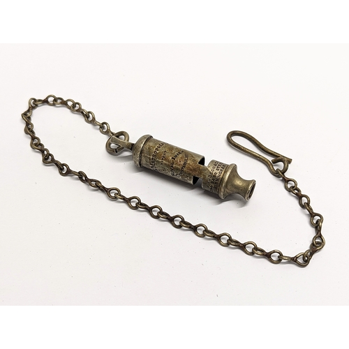 24 - An early 20th century Royal Irish Constabulary (RIC) whistle.