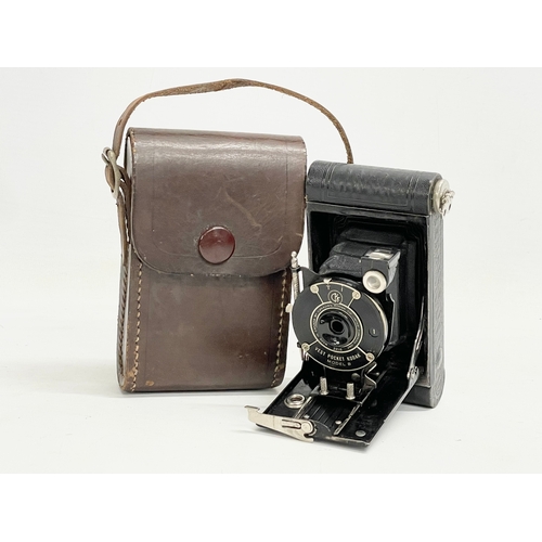 188 - A vintage Kodak Vest Pocket Model B camera in case.