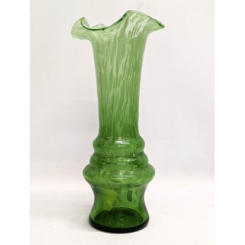 688 - A tall 1960s Murano Art Glass vase. 34.5cm