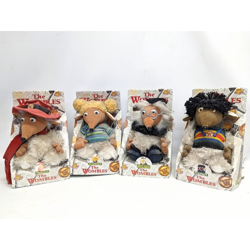 320 - 4 The Wombles soft toys in original boxes, 1998. Stepney, Great Uncle Bulgaria, Alderney, Orinoco.