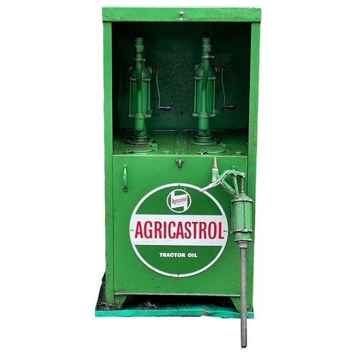 19 - A large Agricastrol Tractor Oil dispenser 69x63x141cm.