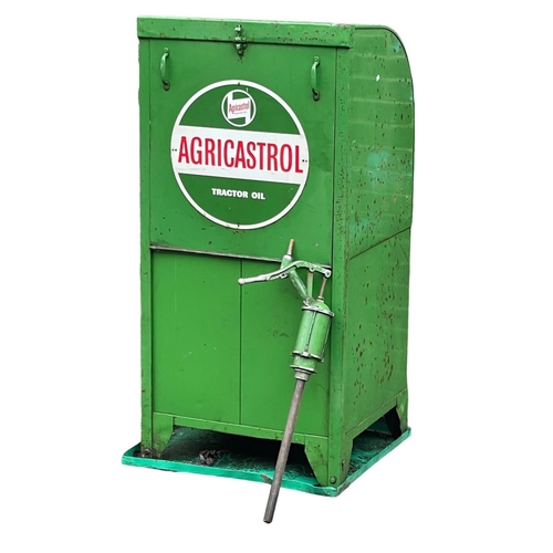 19 - A large Agricastrol Tractor Oil dispenser 69x63x141cm.