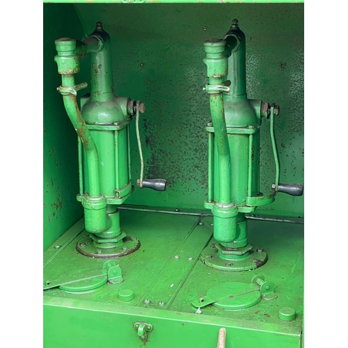 19 - A large Agricastrol Tractor Oil dispenser 69x63x141cm.