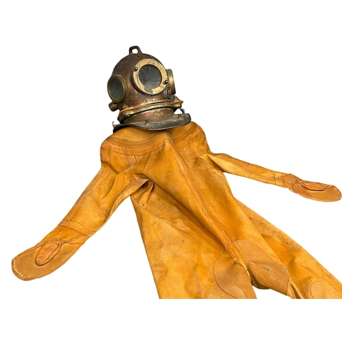 32 - An authentic Deep Sea Divers suit.