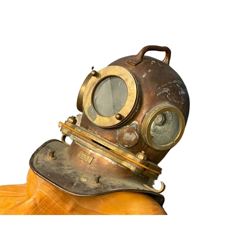 32 - An authentic Deep Sea Divers suit.