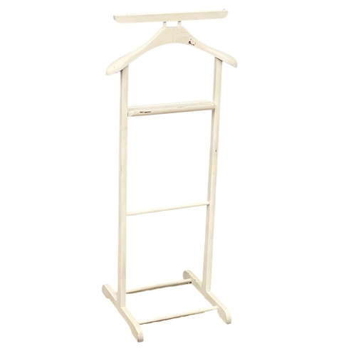 484 - A vintage painted valet stand