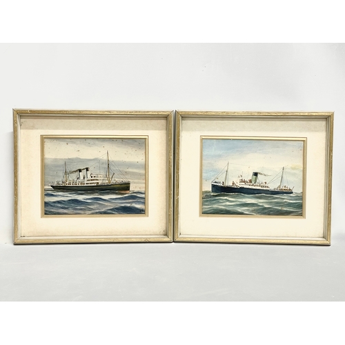 3 - 2 vintage Irish watercolour paintings. 1 signed. Killarney and Lady Louth. Paintings measure 24x18cm... 