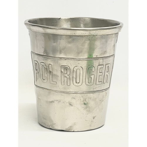 29 - A rare 1930’s Pol Roger Art Deco champagne ice bucket, by Agit. France. 19.5x20.5cm.