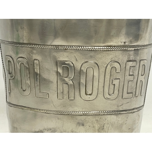 29 - A rare 1930’s Pol Roger Art Deco champagne ice bucket, by Agit. France. 19.5x20.5cm.