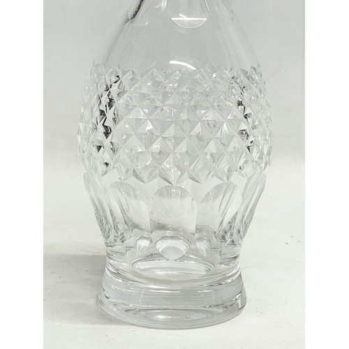 43 - A large Waterford Crystal ‘Colleen’ pattern decanter. 33.5cm.