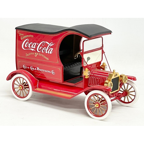 197 - A Franklin Mint Precision Models 1917 Ford Model T Cargo Truck. Coca Cola. 23x13cm.