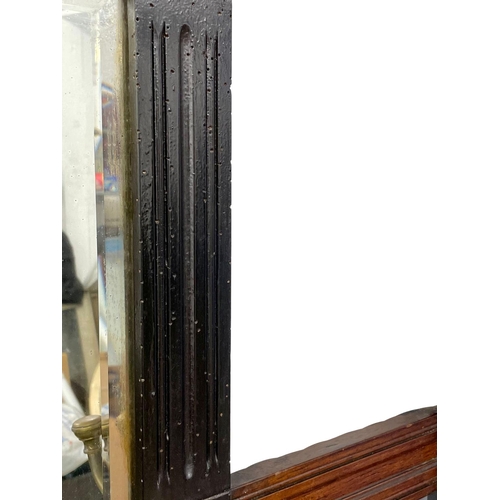 826 - A large Victorian oak and ebonised hallstand in the Aesthetic Movement. Circa 1880. 114x44x217cm.