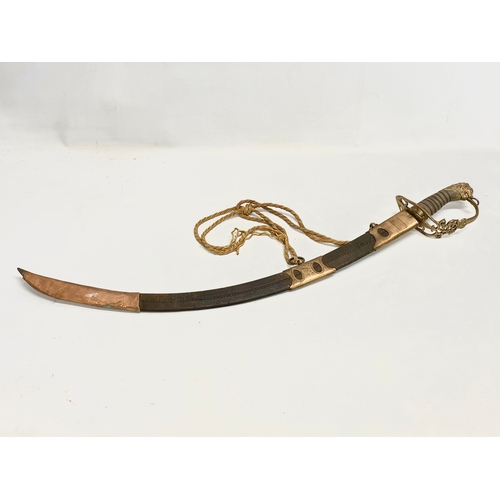 31 - A rare 18th century officers sword by Brady’s of Dublin. 82cm