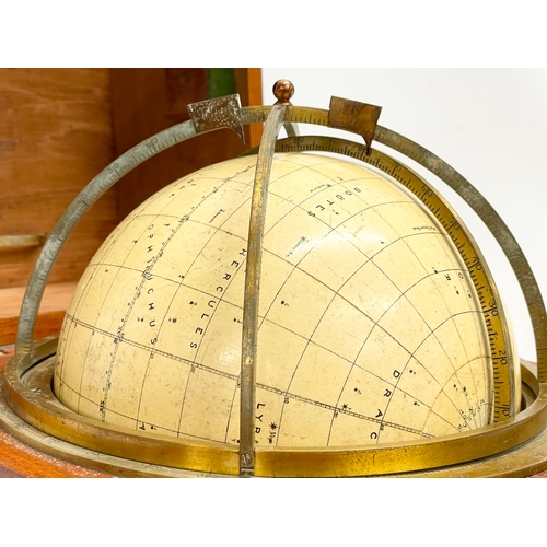 37 - The Husun Star Globe by Henry Hughes & Son LTD, London. Circa 1920. 27x26x28cm