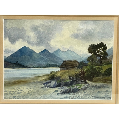 40 - A watercolour by I. Beaumont. Dated 1931. Painting measures 38x28cm. Frame 55x44cm.