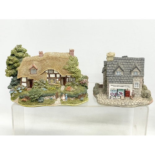 791 - A collection of Lilliput Lane houses. Including 1 Border Fine Arts and 1 Memory Lane. Largest 15x11c... 