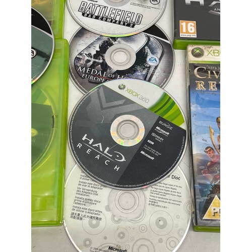 208 - A quantity of XBOX 360 games.