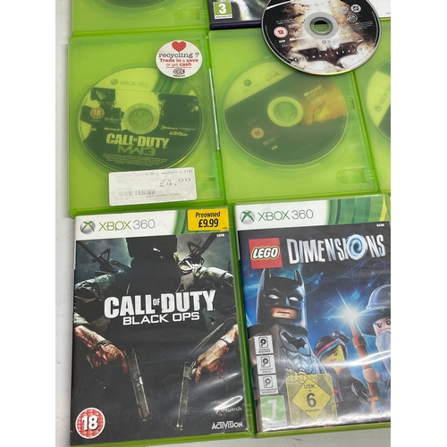 208 - A quantity of XBOX 360 games.